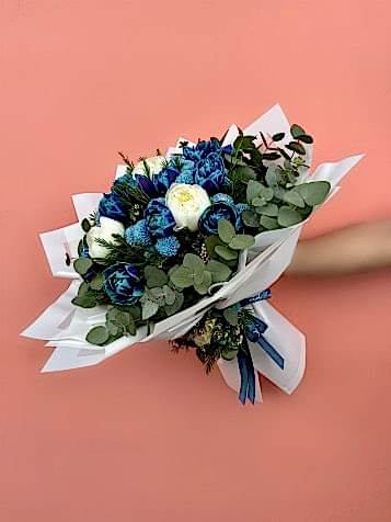 Blue Love Karışık Buket