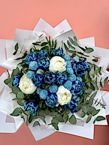 Blue Love Karışık Buket