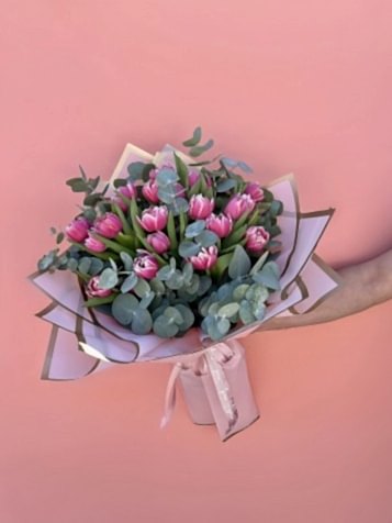 Bianka Pembe Lale Buketi