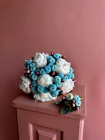 Blue Chic Gelin Buketi & Damat Yaka Çiçeği